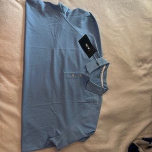 ADIDAS 3XL blue golf polo